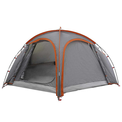 vidaXL Trekking Tent with Rainfly Water-Resistant 3-Person - Grey