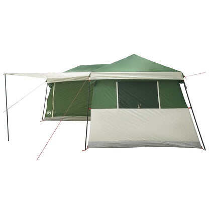vidaXL Family Tent with Rainfly Water-Resistant 14-Person Green