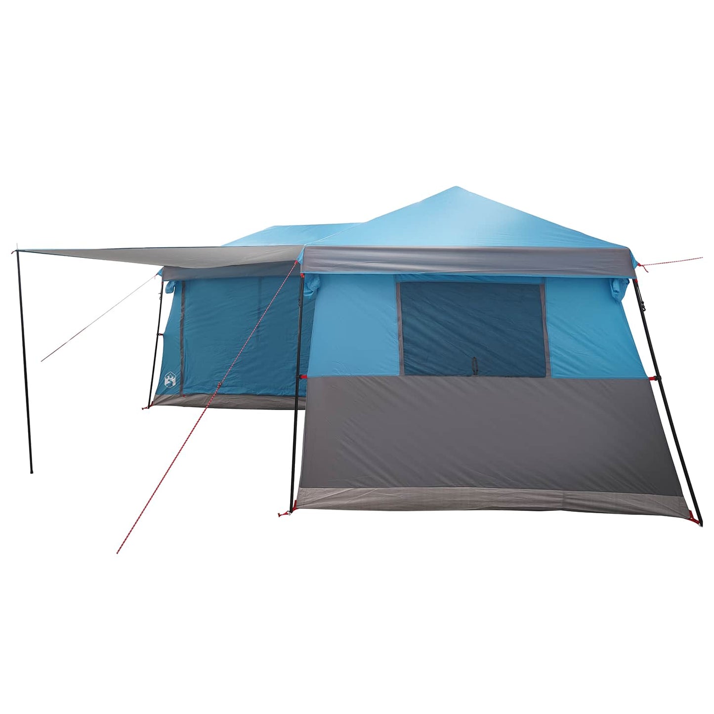 vidaXL Family Tent with Rainfly Water-Resistant 14-Person Blue