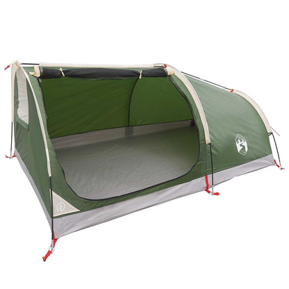 vidaXL Hiking Tent Water-Resistant 2-Person Green