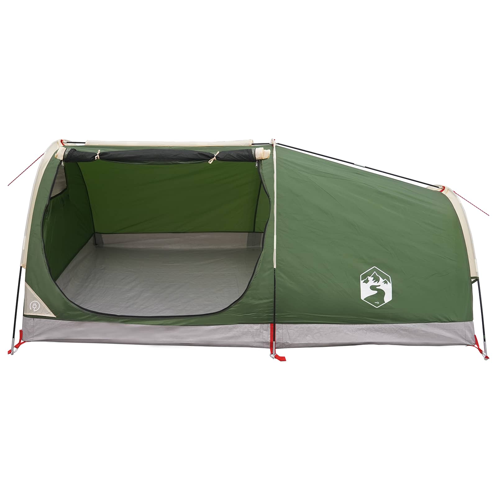 vidaXL Hiking Tent Water-Resistant 2-Person Green