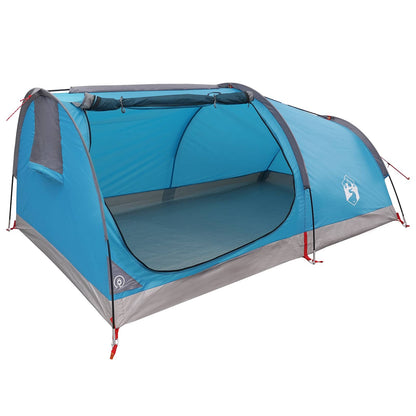 vidaXL Hiking Tent Water-Resistant 2-Person Blue
