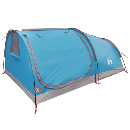 vidaXL Hiking Tent Water-Resistant 2-Person Blue