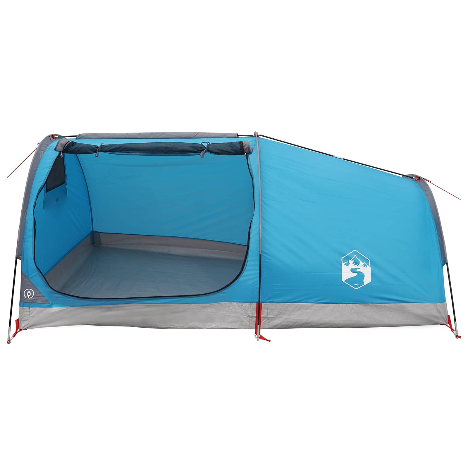 vidaXL Hiking Tent Water-Resistant 2-Person Blue