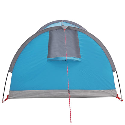vidaXL Hiking Tent Water-Resistant 2-Person Blue