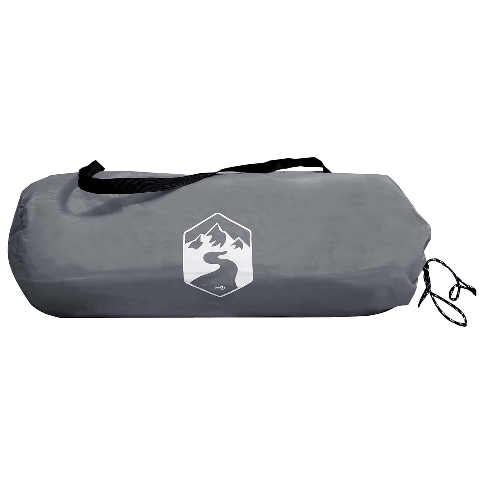 vidaXL Hiking Tent Water-Resistant 2-Person Grey and Orange
