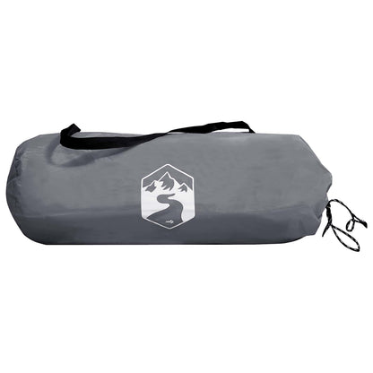 vidaXL Hiking Tent Water-Resistant 2-Person Grey and Orange