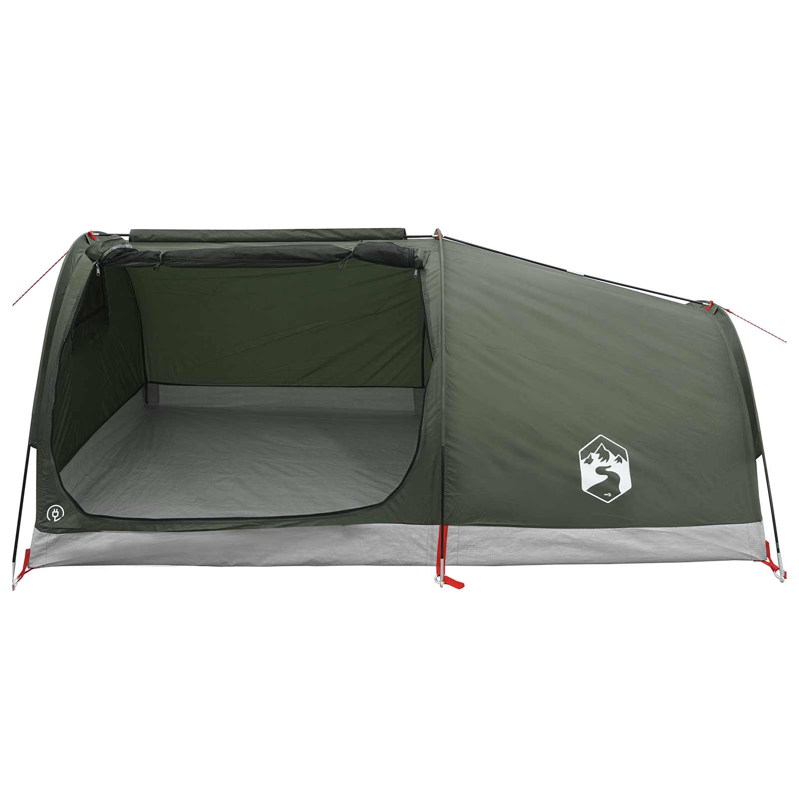 vidaXL Hiking Tent Water-Resistant 2-Person Army Green