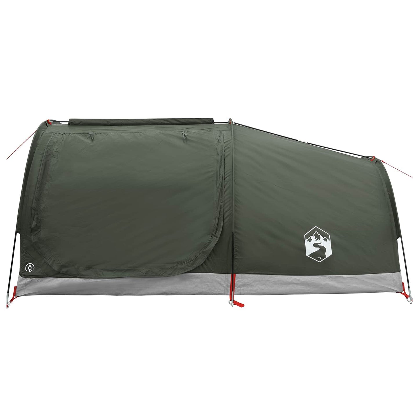 vidaXL Hiking Tent Water-Resistant 2-Person Army Green