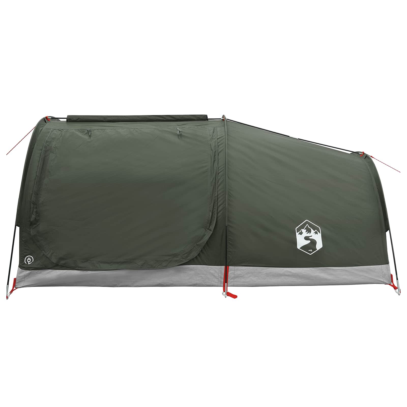 vidaXL Hiking Tent Water-Resistant 2-Person Army Green