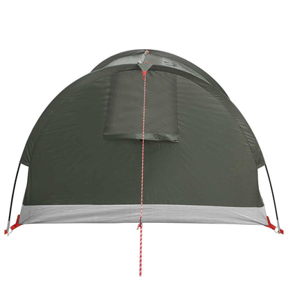 vidaXL Hiking Tent Water-Resistant 2-Person Army Green