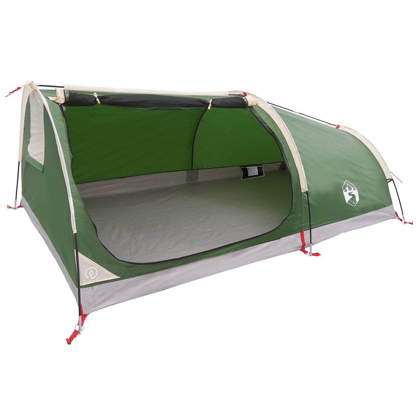 vidaXL Hiking Tent Water-Resistant 1-Person 1-Person Green