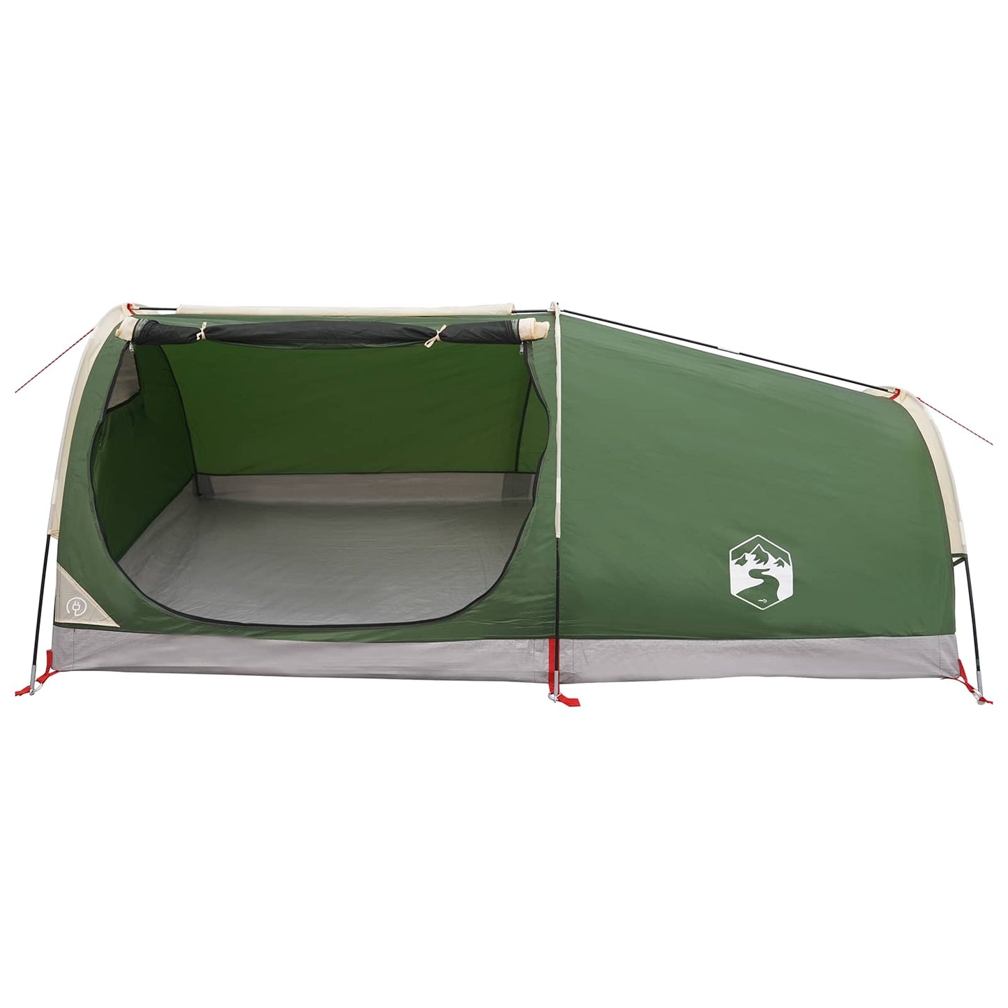 vidaXL Hiking Tent Water-Resistant 1-Person 1-Person Green