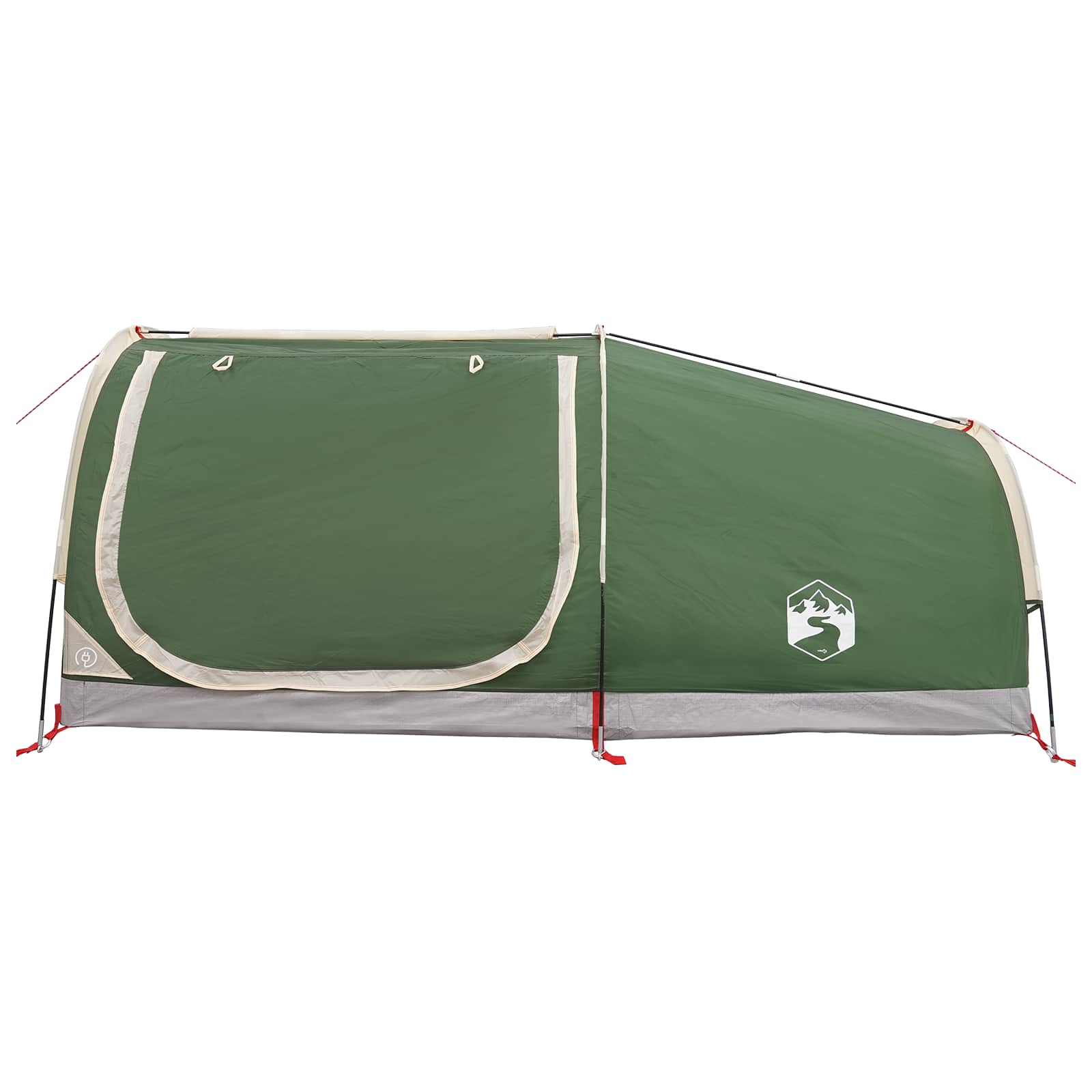 vidaXL Hiking Tent Water-Resistant 1-Person 1-Person Green