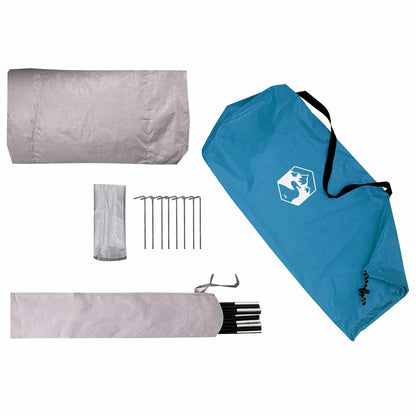 vidaXL Hiking Tent Water-Resistant 1-Person Blue