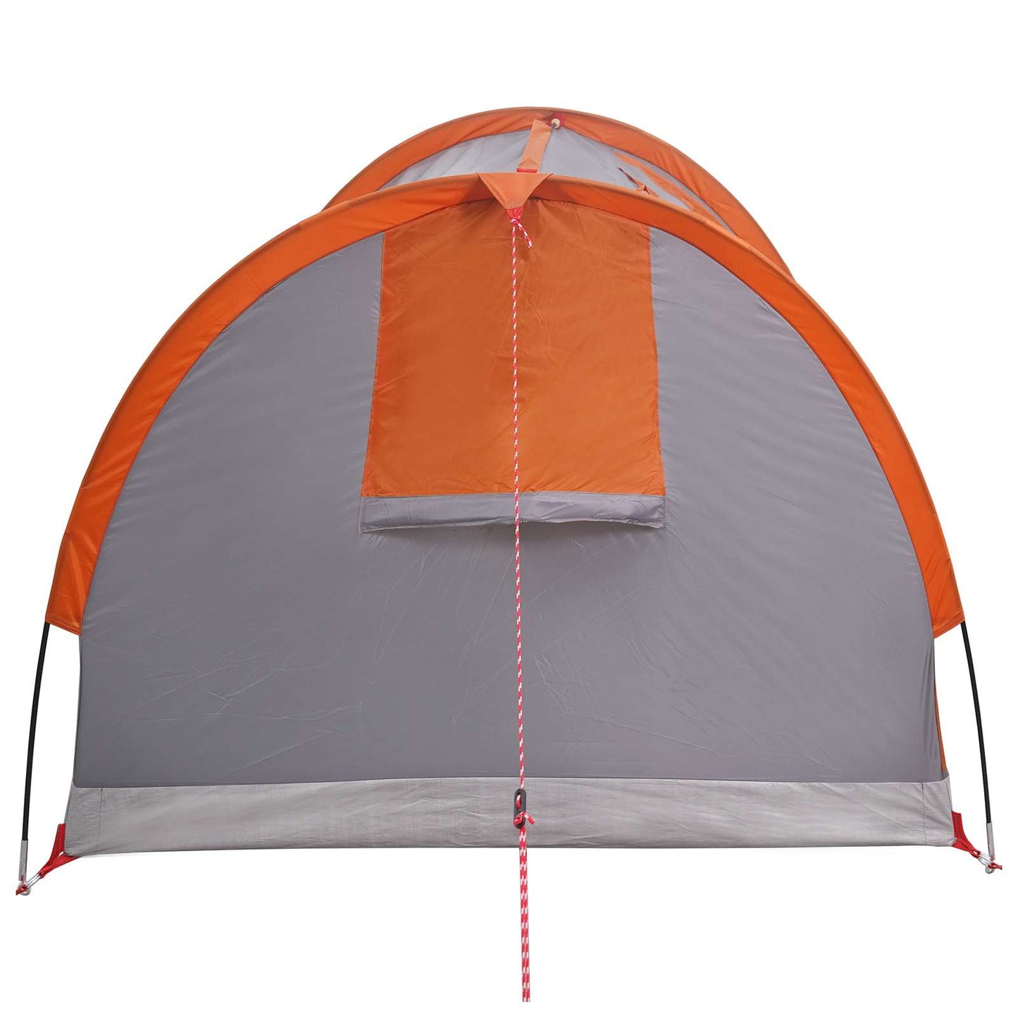 vidaXL Hiking Tent Water-Resistant 1-Person Grey and Orange