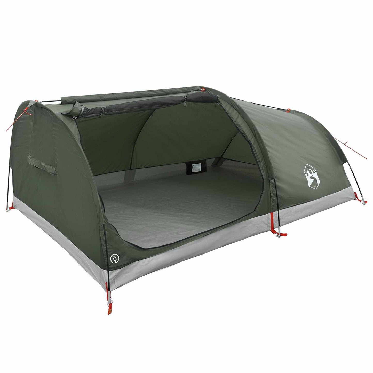 vidaXL Hiking Tent Water-Resistant 1-Person Army Green