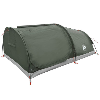 vidaXL Hiking Tent Water-Resistant 1-Person Army Green