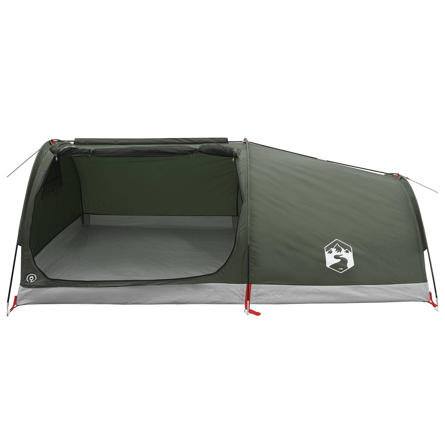 vidaXL Hiking Tent Water-Resistant 1-Person Army Green