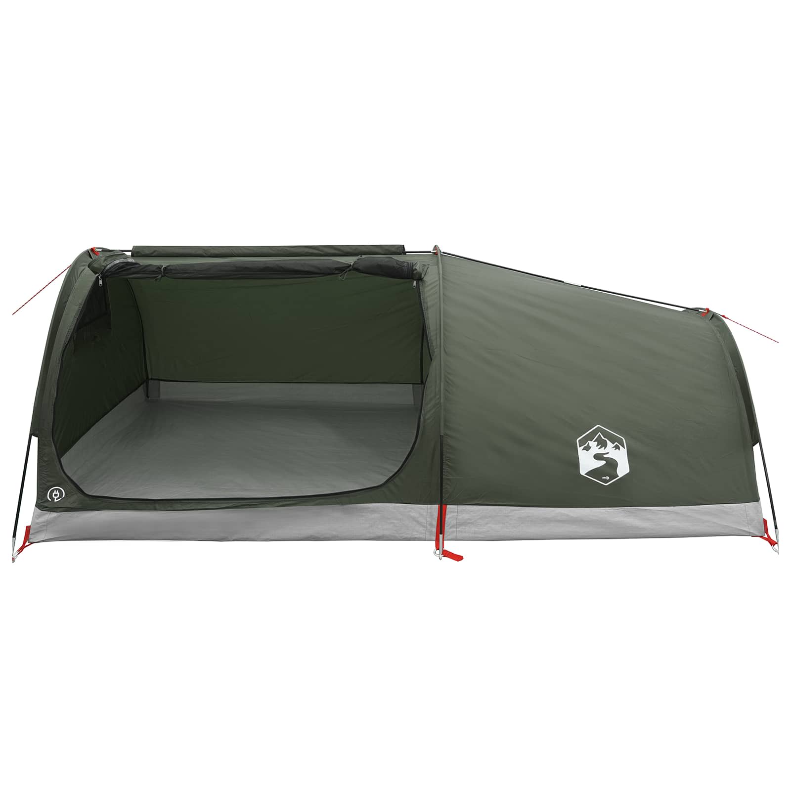 vidaXL Hiking Tent Water-Resistant 1-Person Army Green