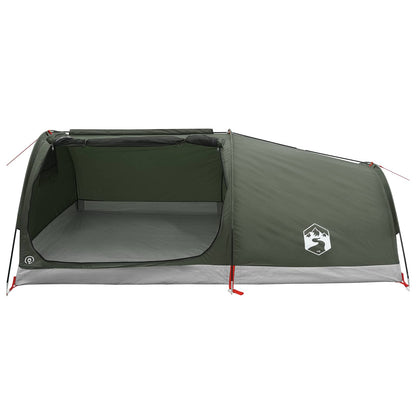 vidaXL Hiking Tent Water-Resistant 1-Person Army Green