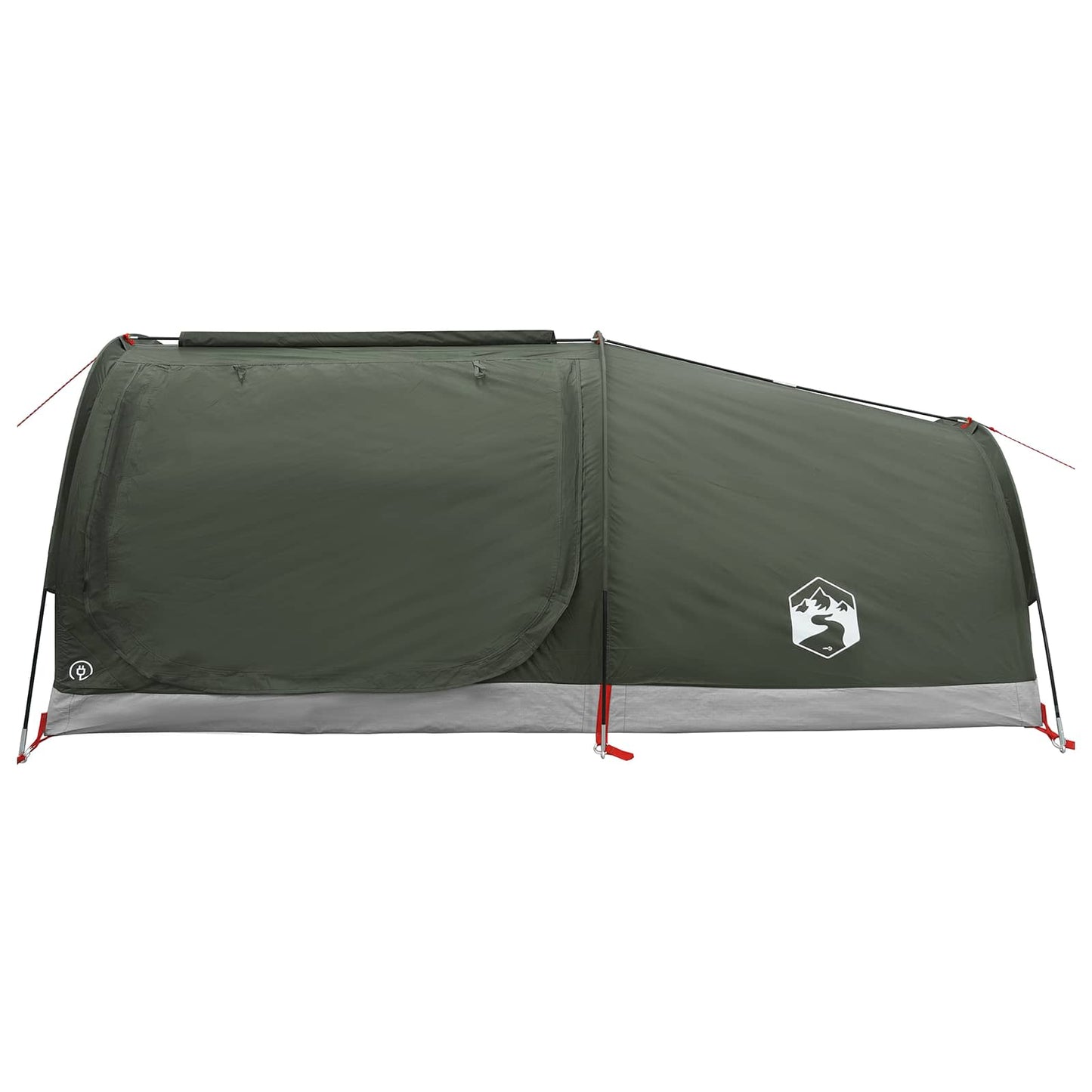 vidaXL Hiking Tent Water-Resistant 1-Person Army Green