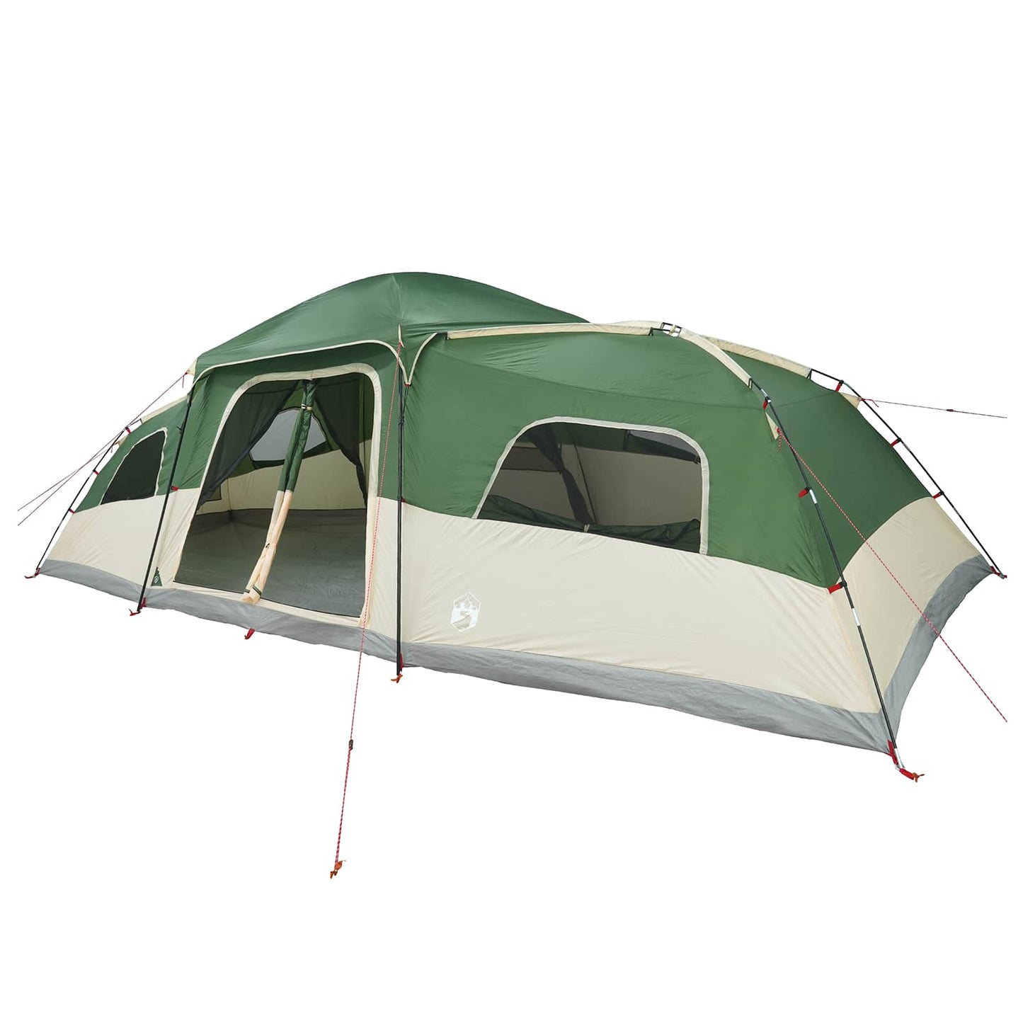 vidaXL Family Tent with Rainfly Water-resistant 18-Person Green - 41984