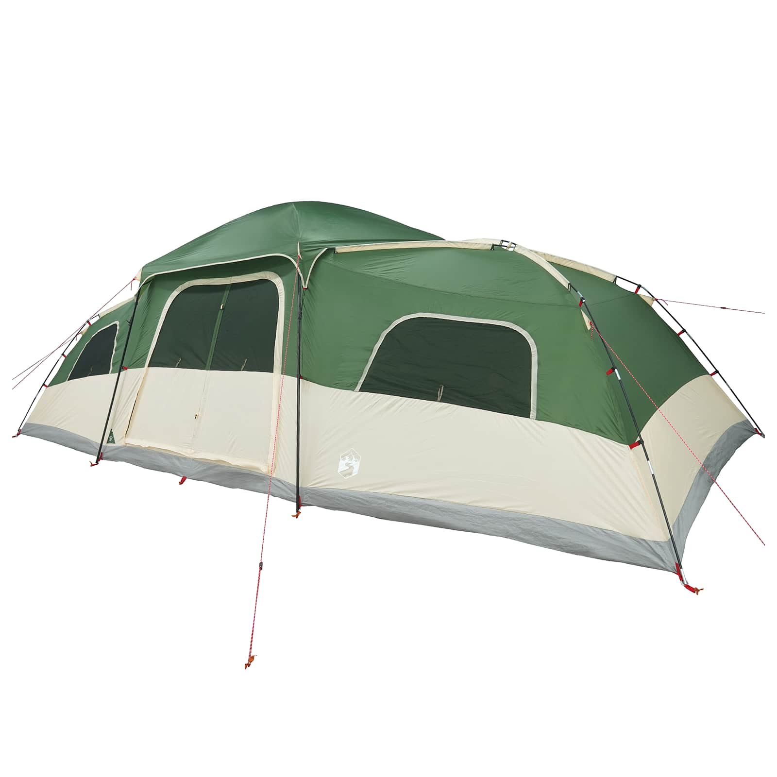 vidaXL Family Tent with Rainfly Water-resistant 18-Person Green - 41984