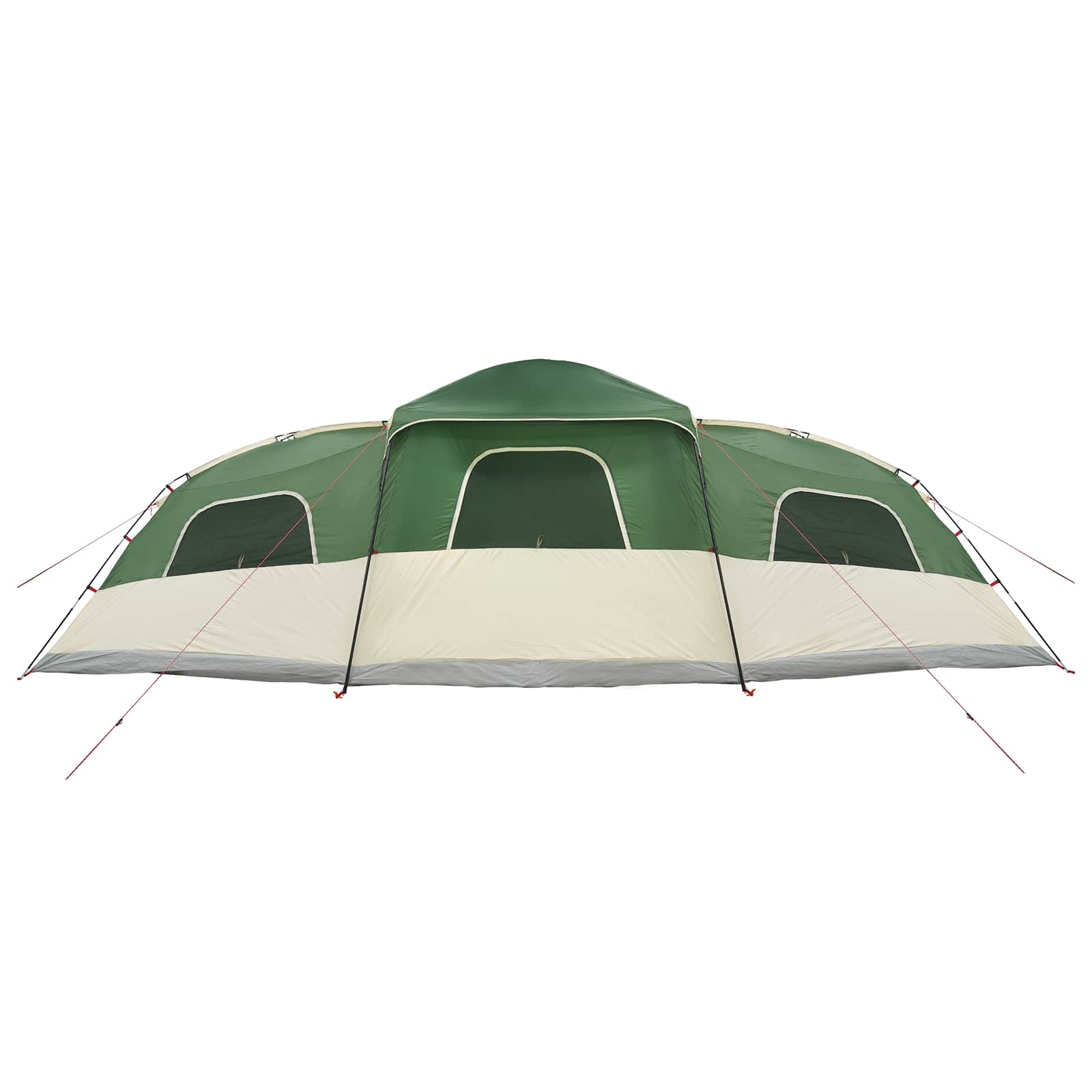 vidaXL Family Tent with Rainfly Water-resistant 18-Person Green - 41984