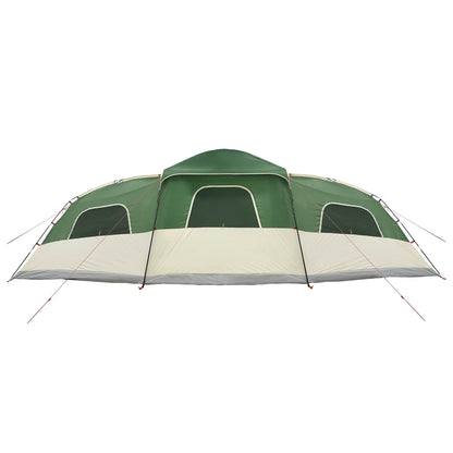 vidaXL Family Tent with Rainfly Water-resistant 18-Person Green - 41984