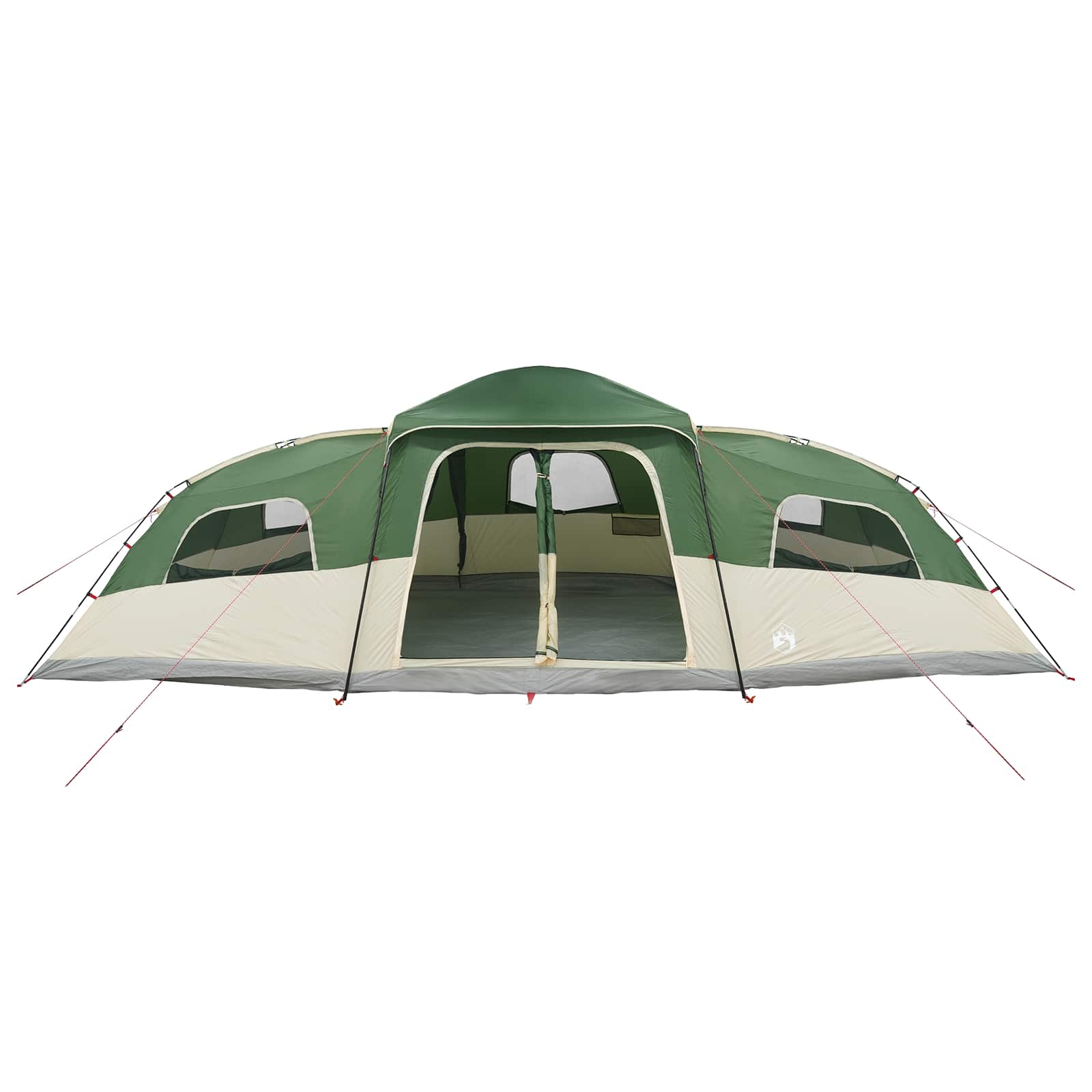 vidaXL Family Tent with Rainfly Water-resistant 18-Person Green - 41984