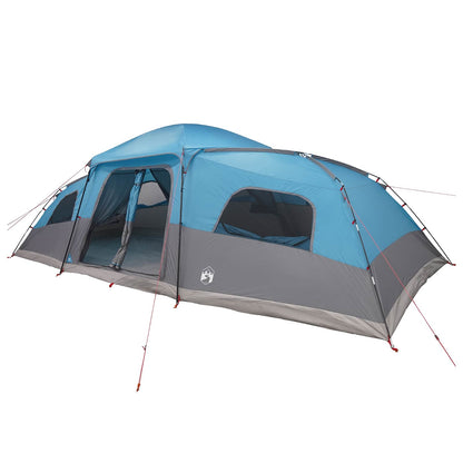 vidaXL Family Tent with Rainfly Water-resistant 18-Person Blue - 41993