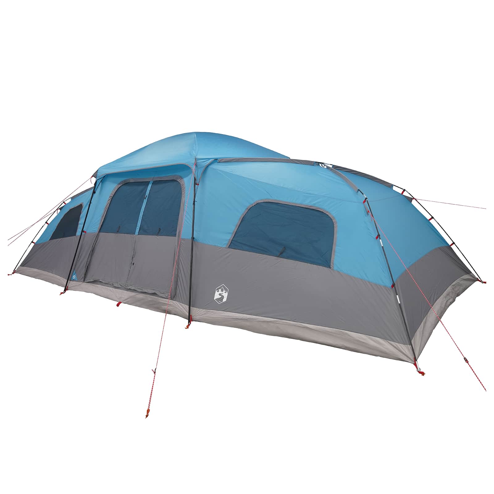 vidaXL Family Tent with Rainfly Water-resistant 18-Person Blue - 41993