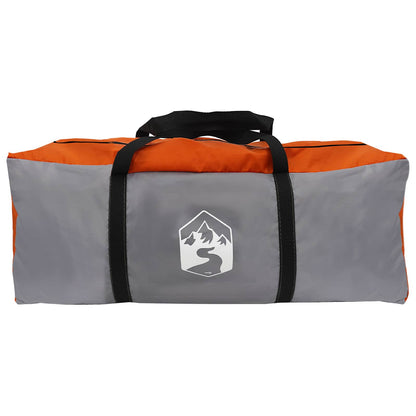 vidaXL Family Tent with Rainfly Water-resistant 18-Person - Grey - 41998