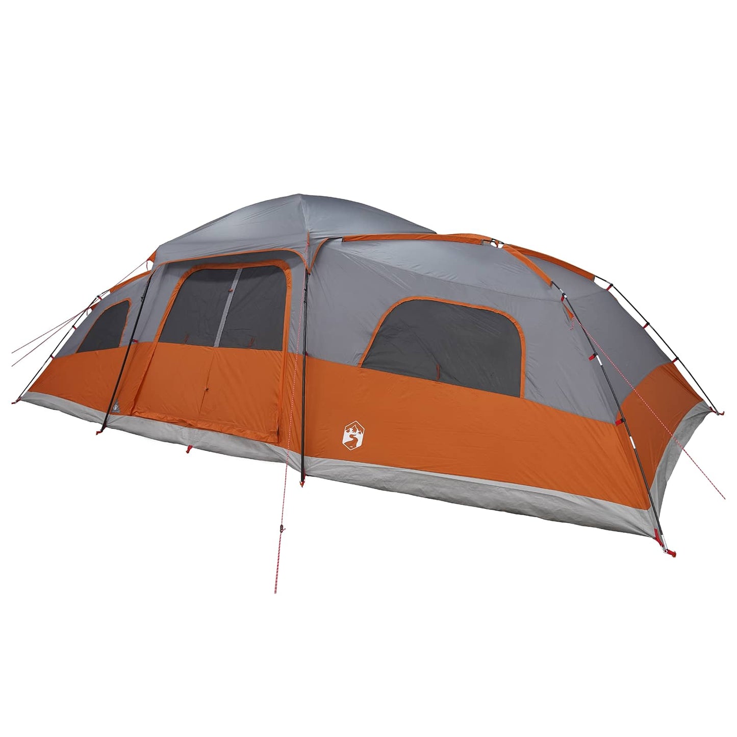 vidaXL Family Tent with Rainfly Water-resistant 18-Person - Grey - 41998