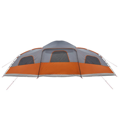 vidaXL Family Tent with Rainfly Water-resistant 18-Person - Grey - 41998