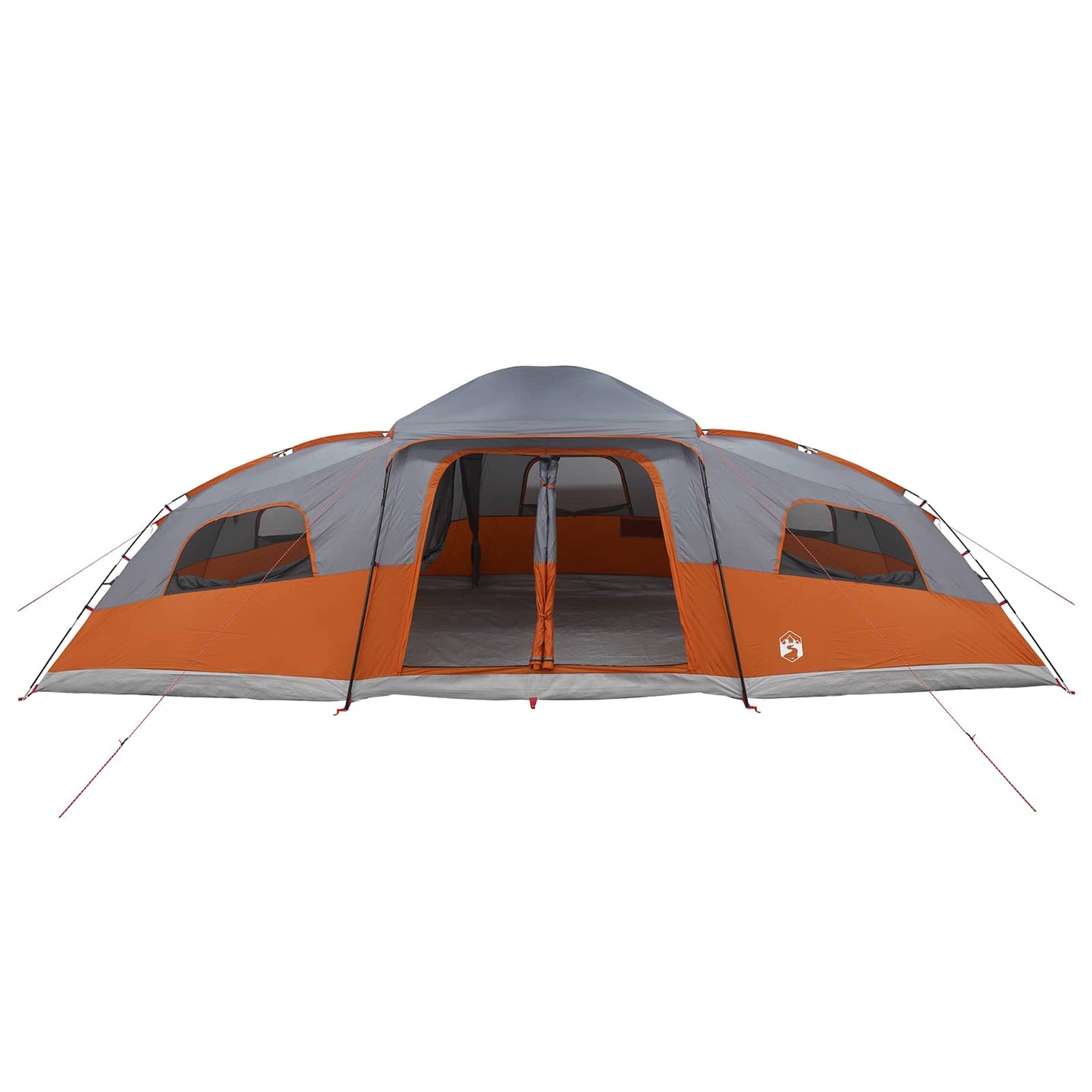 vidaXL Family Tent with Rainfly Water-resistant 18-Person - Grey - 41998