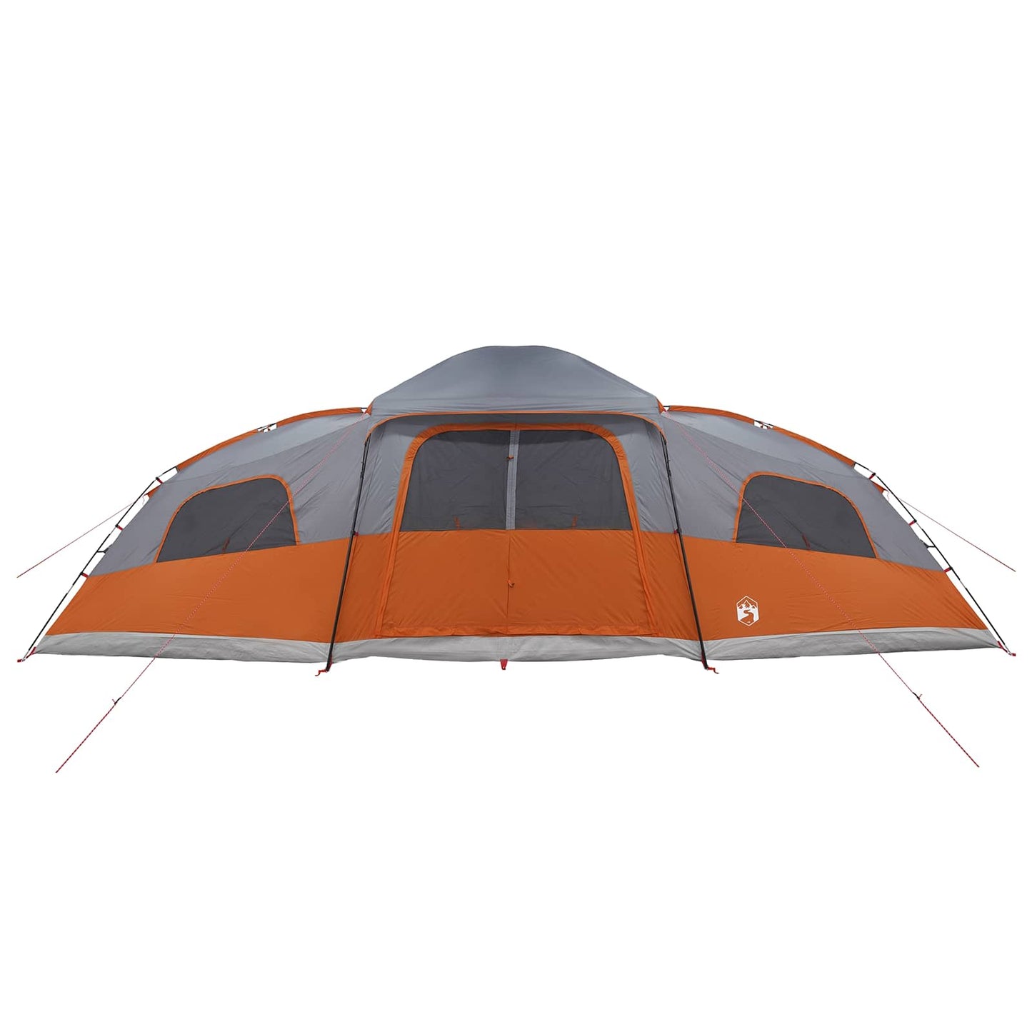 vidaXL Family Tent with Rainfly Water-resistant 18-Person - Grey - 41998
