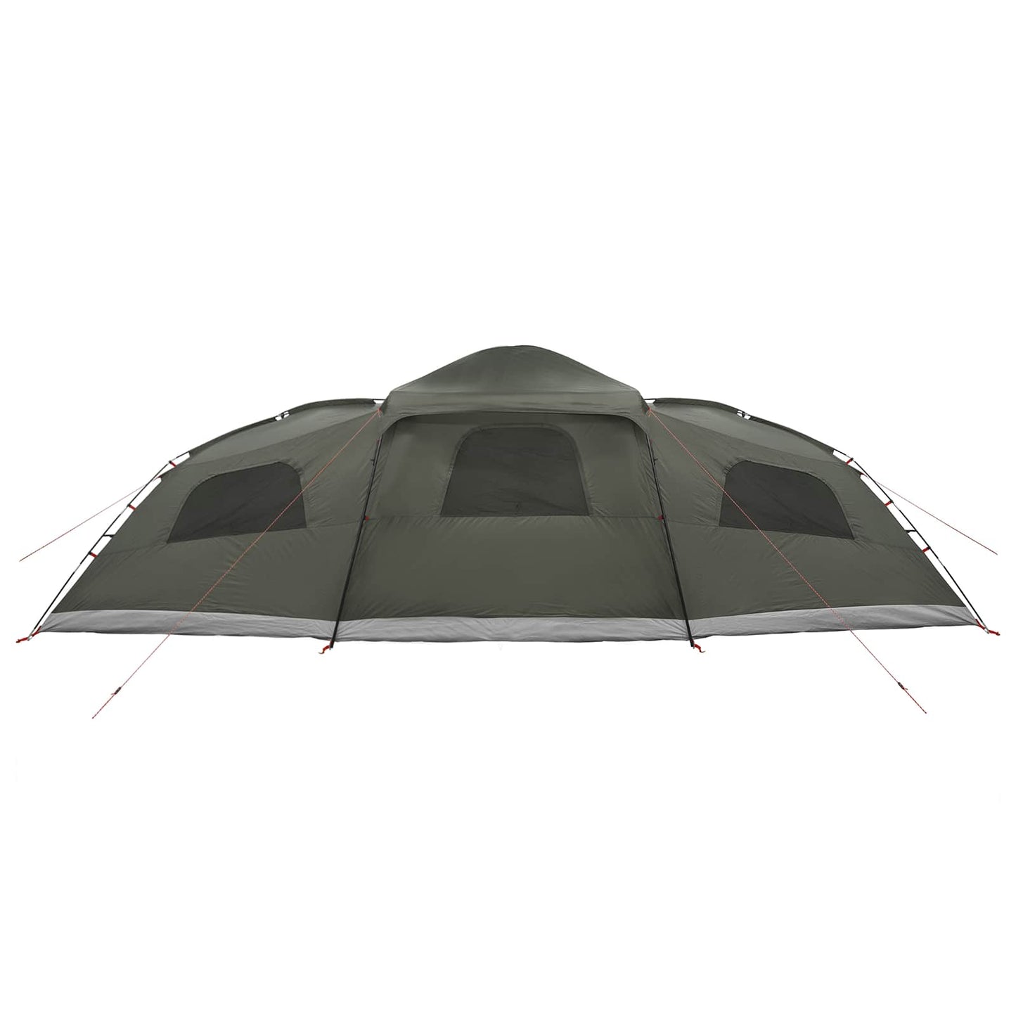 vidaXL Family Tent with Rainfly Water-resistant 18-Person Army Green