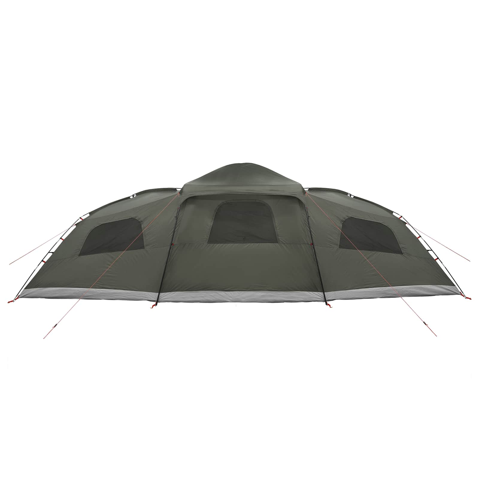 vidaXL Family Tent with Rainfly Water-resistant 18-Person Army Green