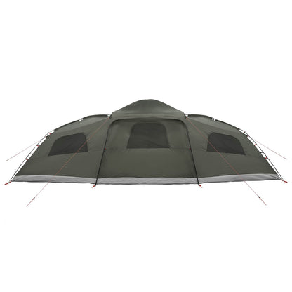 vidaXL Family Tent with Rainfly Water-resistant 18-Person Army Green