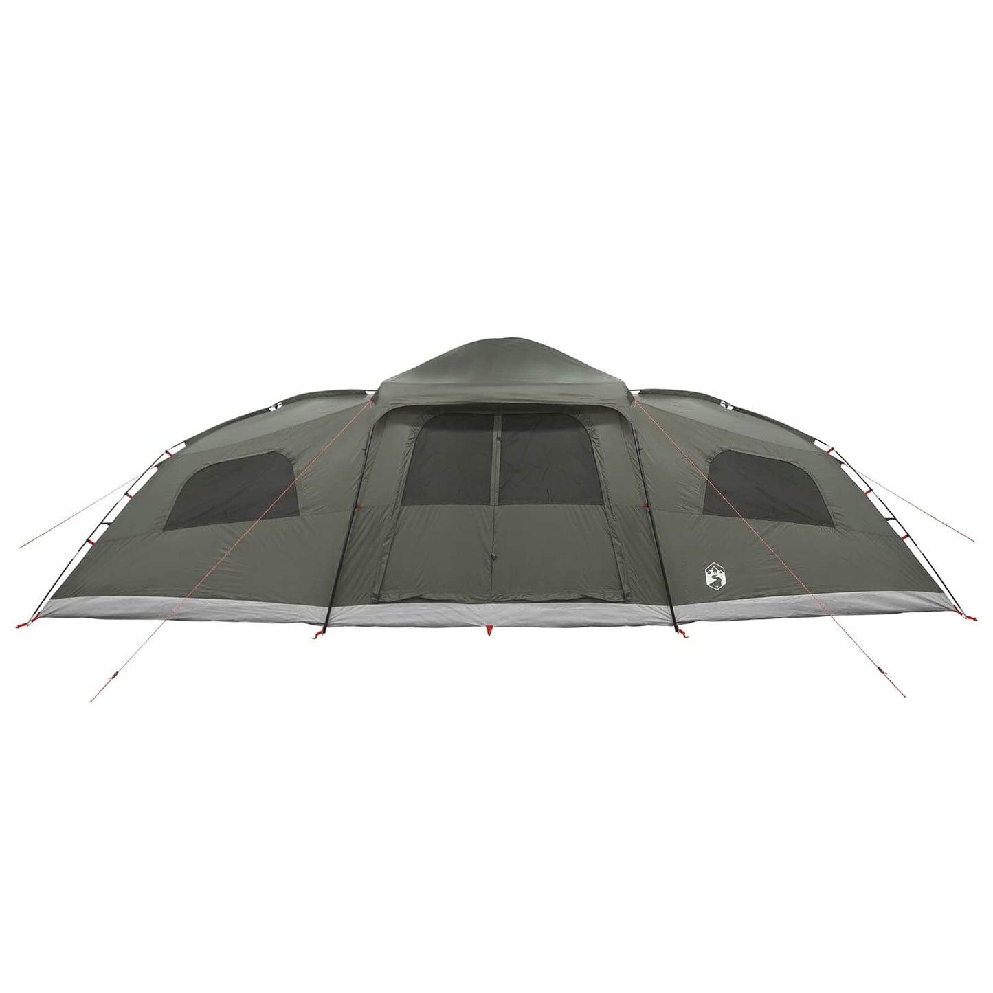 vidaXL Family Tent with Rainfly Water-resistant 18-Person Army Green