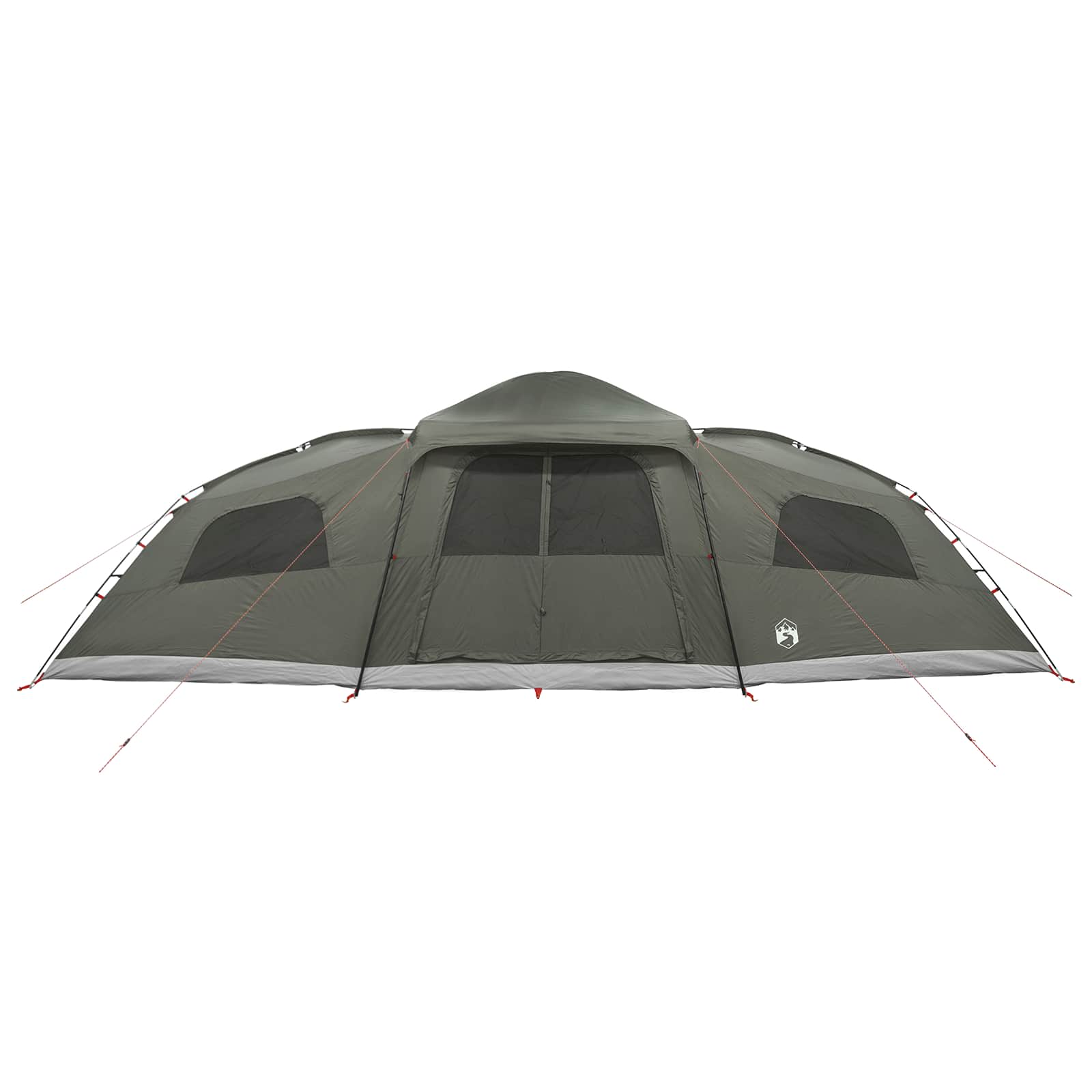 vidaXL Family Tent with Rainfly Water-resistant 18-Person Army Green