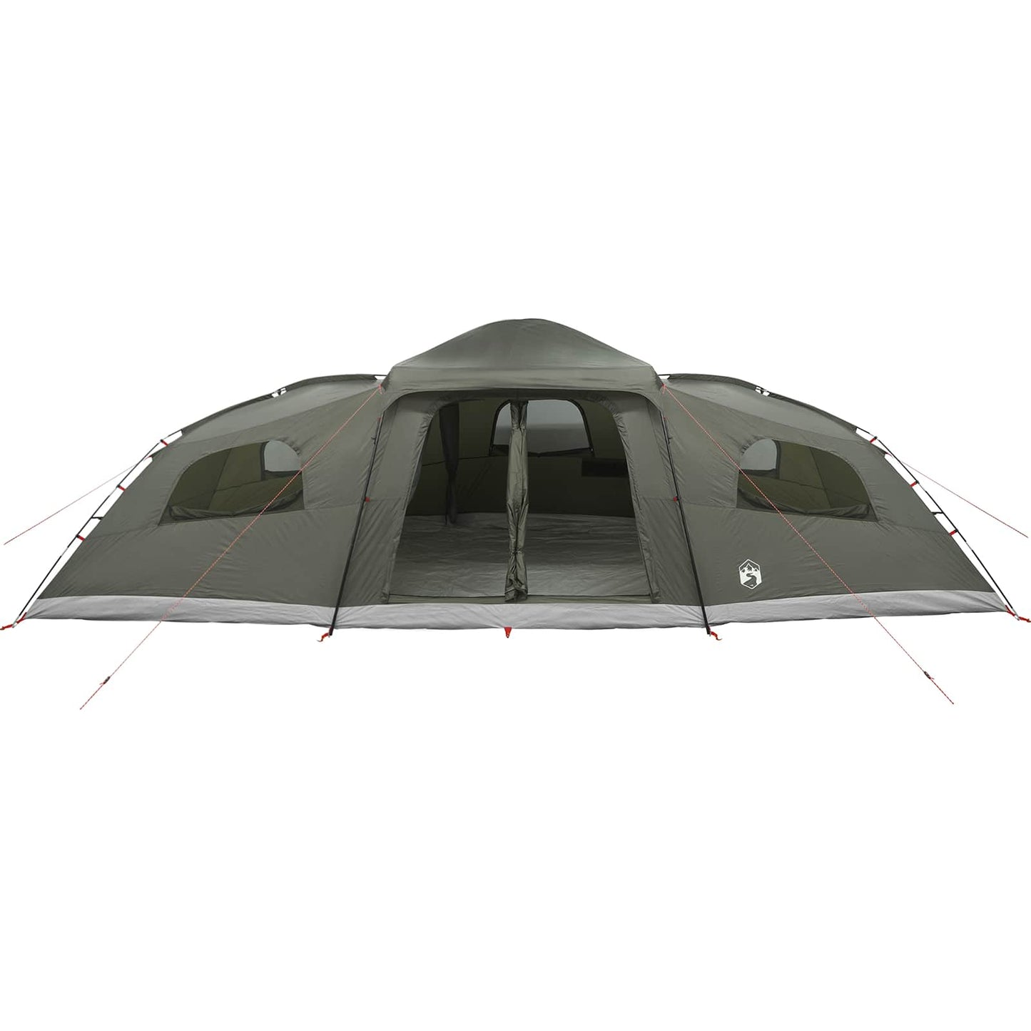 vidaXL Family Tent with Rainfly Water-resistant 18-Person Army Green