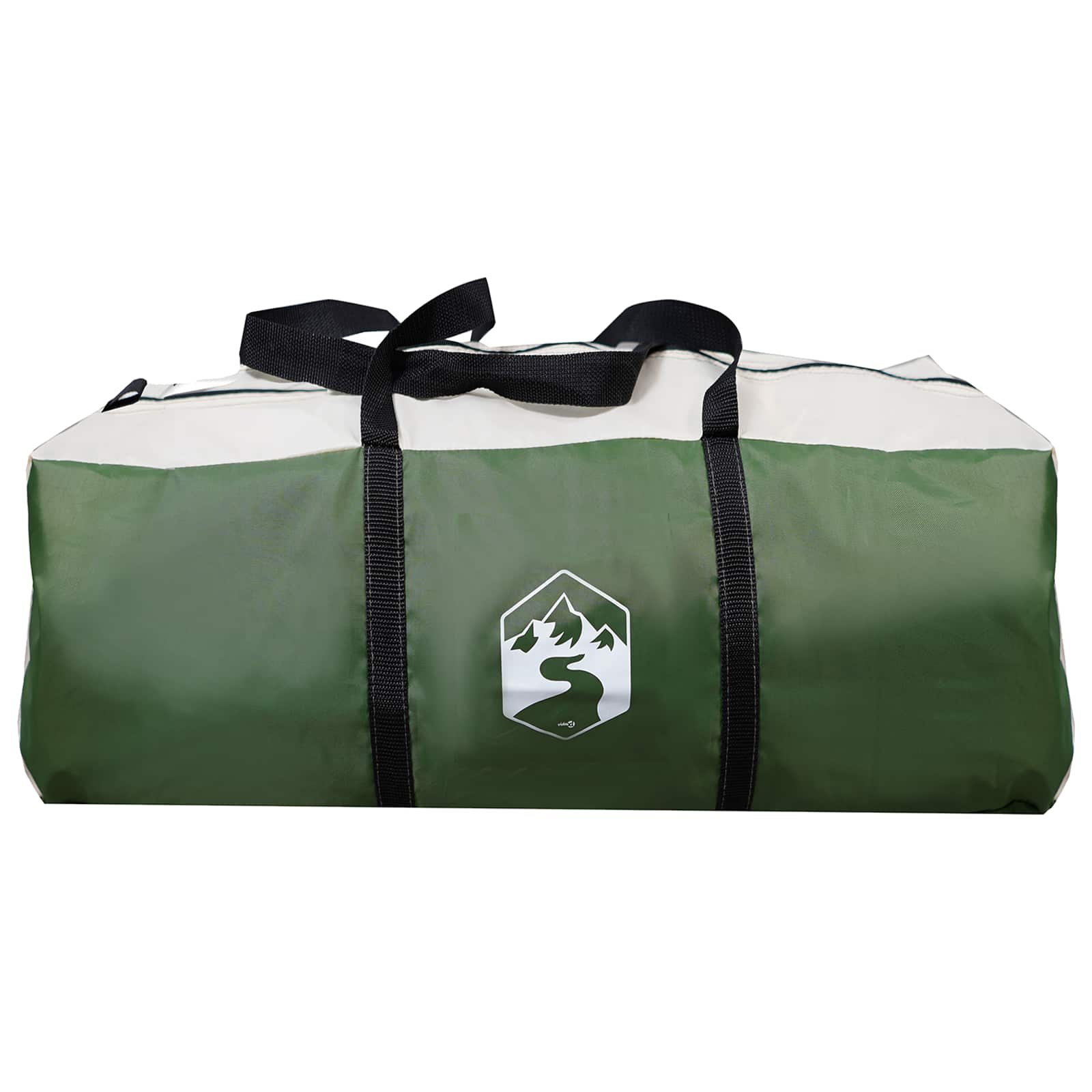 vidaXL Tunnel Tent with Rainfly Water-Resistant 10-Person Green