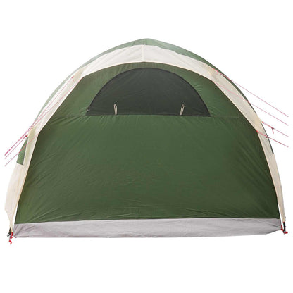 vidaXL Tunnel Tent with Rainfly Water-Resistant 10-Person Green