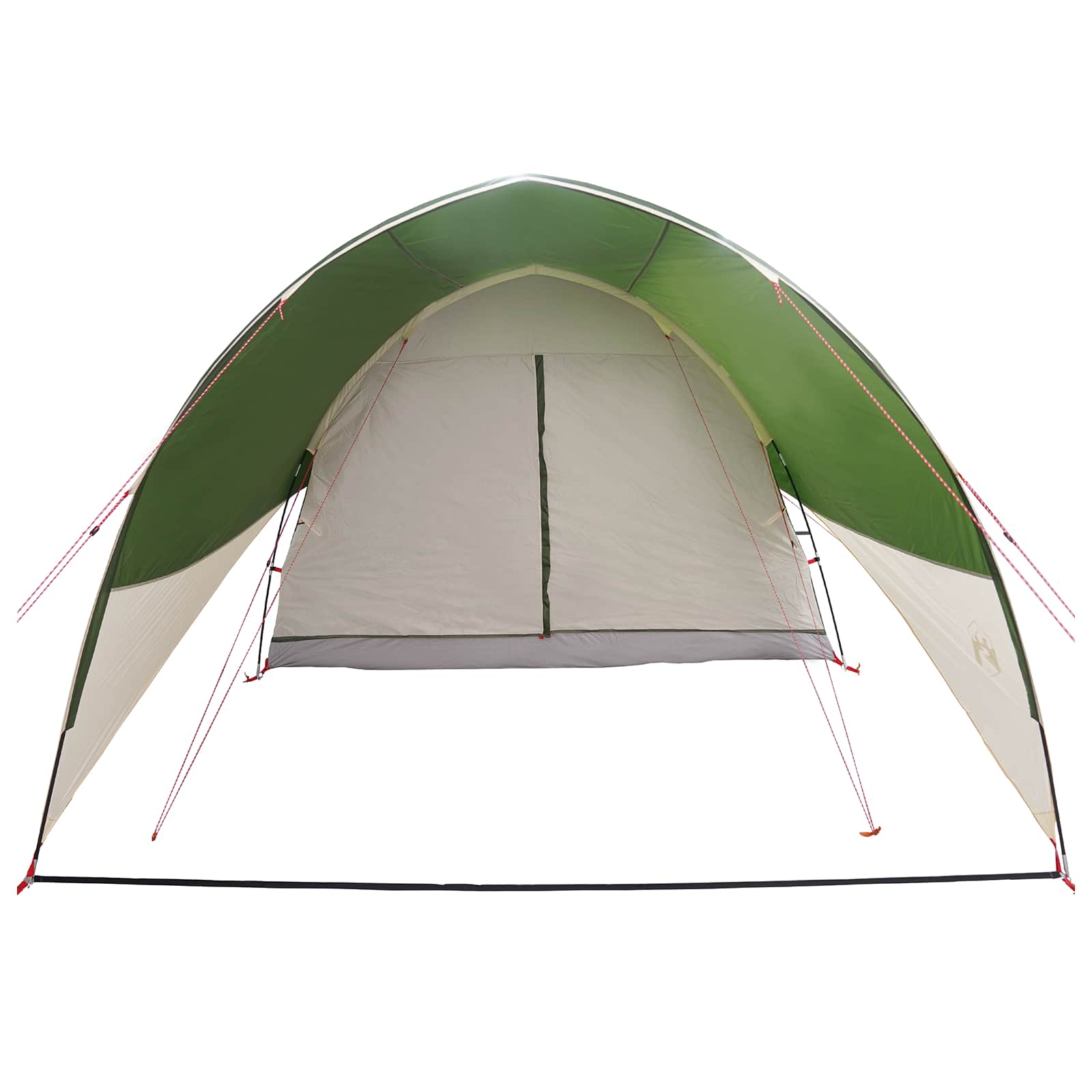 vidaXL Tunnel Tent with Rainfly Water-Resistant 10-Person Green