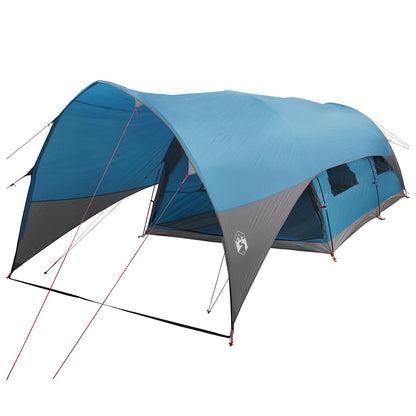 vidaXL Tunnel Tent with Rainfly Water-Resistant 10-Person Blue