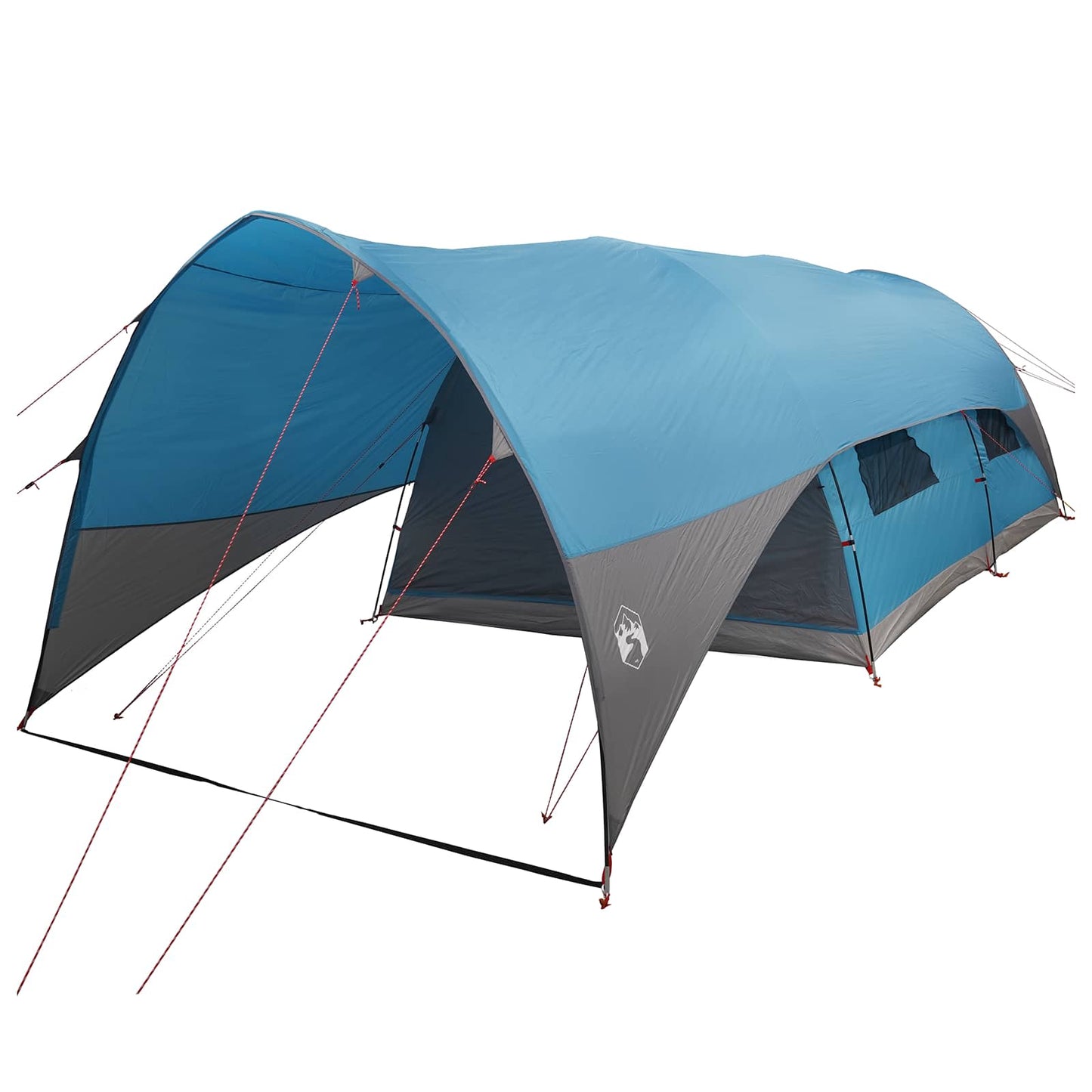 vidaXL Tunnel Tent with Rainfly Water-Resistant 10-Person Blue