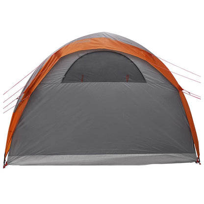 vidaXL Tunnel Tent with Rainfly Water-Resistant 10-Person - Grey